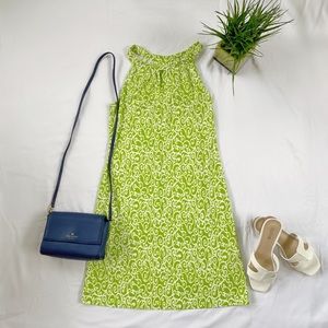 Women’s Boutique Lime Green High Neck Mini Dress